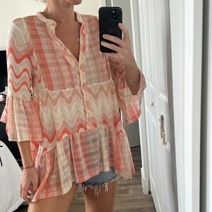 PHO Zigzag Knit Top